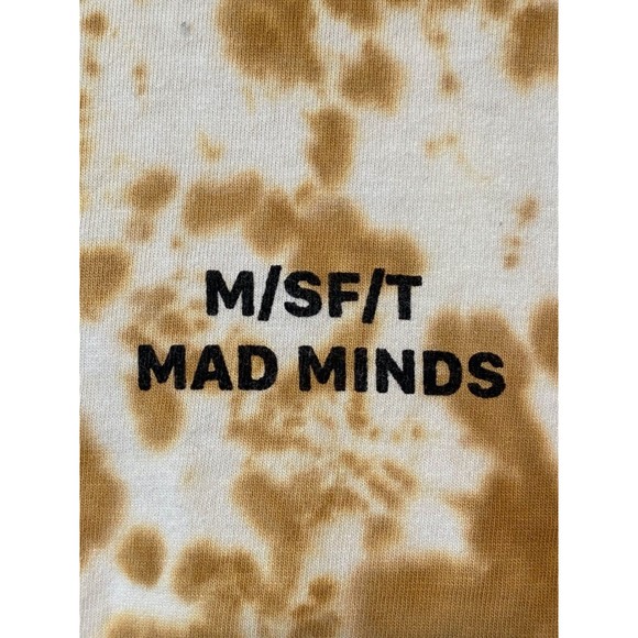 MISFIT MAD MINDS M/SF/T MEN'S BLEACH STYLE LONG SLEEVE SHIRT SZ LARGE - Picture 3 of 4
